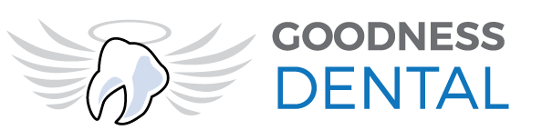 Goodness Dental white logo
